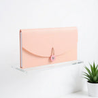 B6 Accordion Receipts Folder Portable Bills Organizer Coupon Holder File Organizer for Office School Home Use Sturdy Plastic