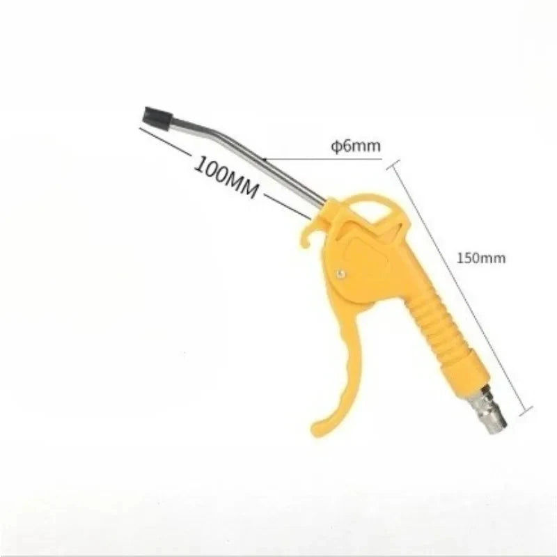 Pneumatic Air Duster Gun, High Pressure Air Compressor Attachment for Industrial Dust Cleaning