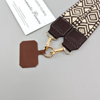 Adjustable 2-in-1 Crossbody Mobile Phone Lanyard Strap Anti-lost Cell Phone Case Rope With Universal Clip Zippered Coin Purse