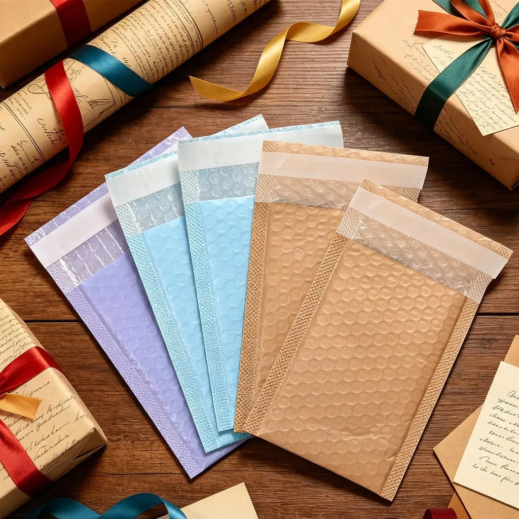 10-100pcs Bubble Mailers Durable PE Material Waterproof & Shockproof Ideal for Small Gifts & Jewelry Packaging