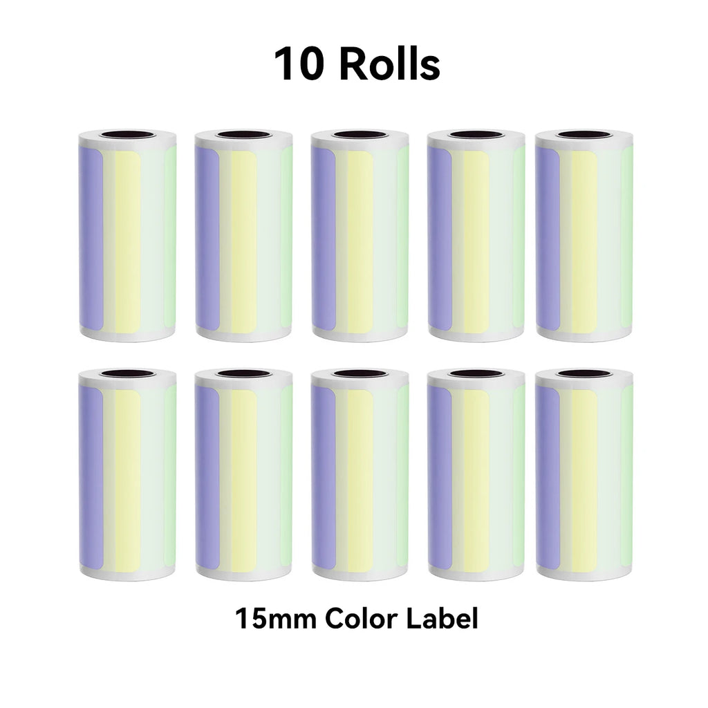 Thermal Mini Printer, Portable Inkless Sticker Maker,Bluetooth Free Cut Small Pocket Printer for Children DIY 57mm Photo Print