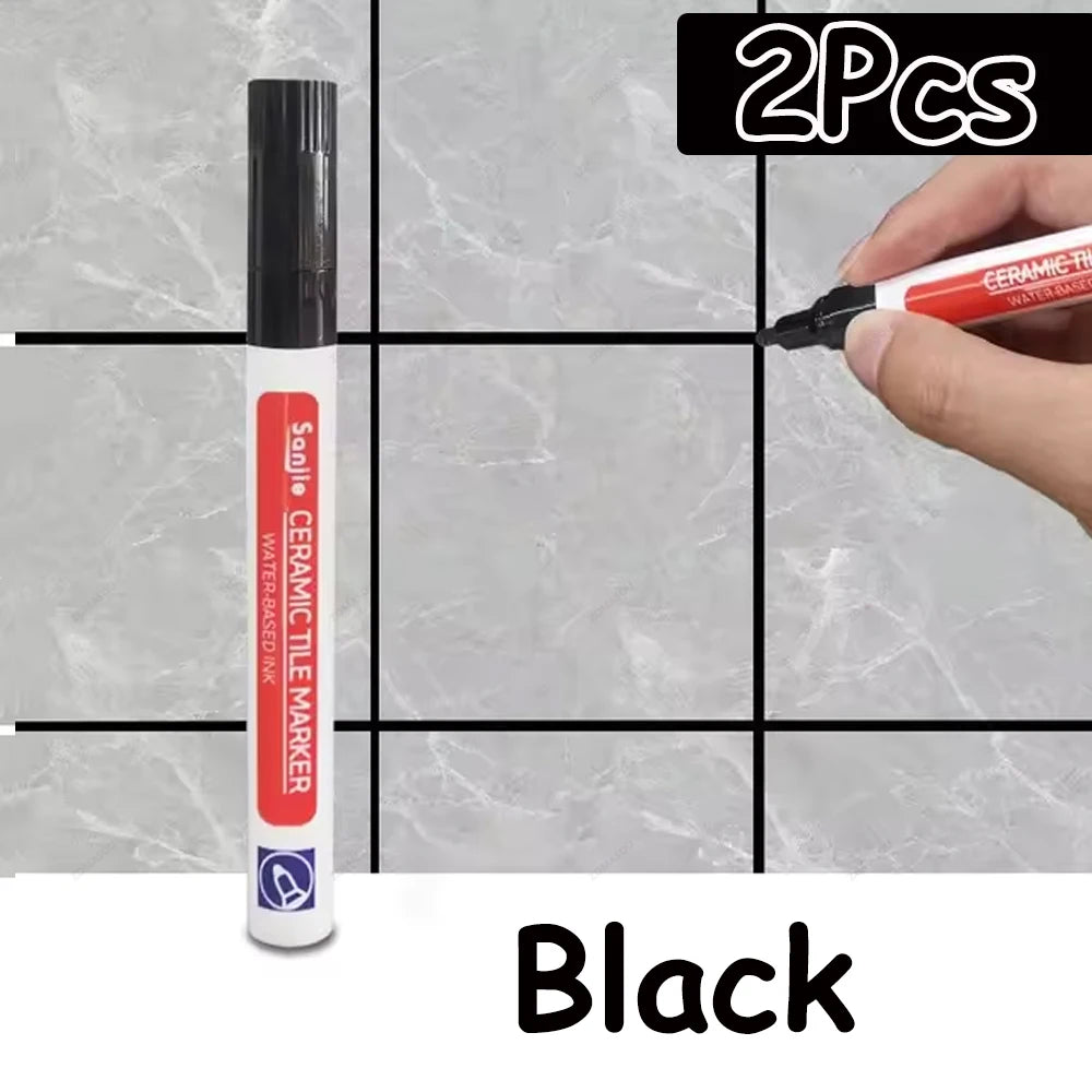 1-10Pcs 10 Colors Waterproof Tile Floor Marker Pen Wall Grout Pen for Kitchen Bathroom Ceramic Seam Paint Gap Repair Tools