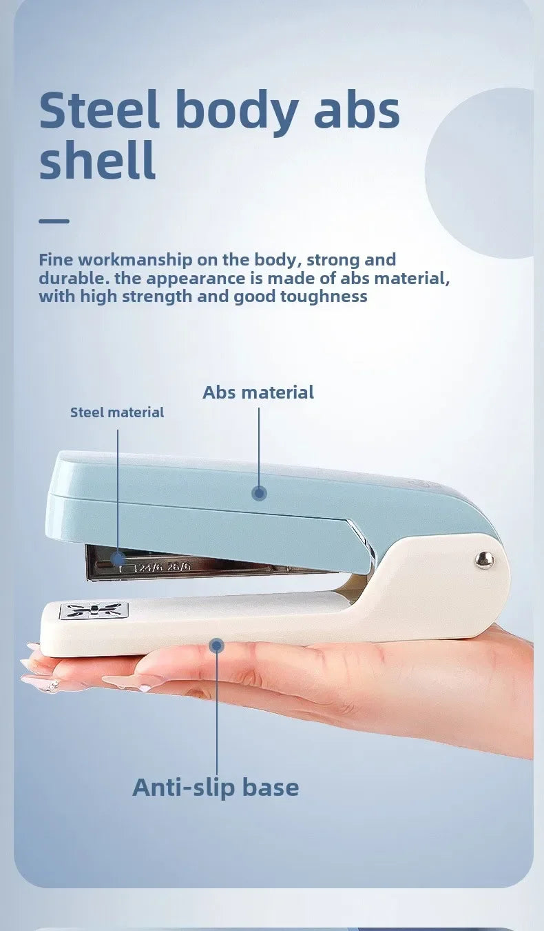 1-Piece 360° Rotatable Heavy Duty Stapler with Staple Remover: Large Capacity & Strong Clutch for Home and Office Use