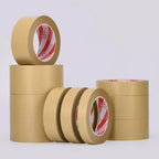 23M Biodegradable Eco Friendly Kraft Paper Tape Brown Wet Water Activated Reinforced Gummed Adhesive Tape for Painting Fixed