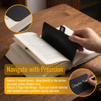 26Pcs Alphabetical Book Dividers Black Plastic Index Tabs Separators for Vinyl Record Cd Dvd Media Organization