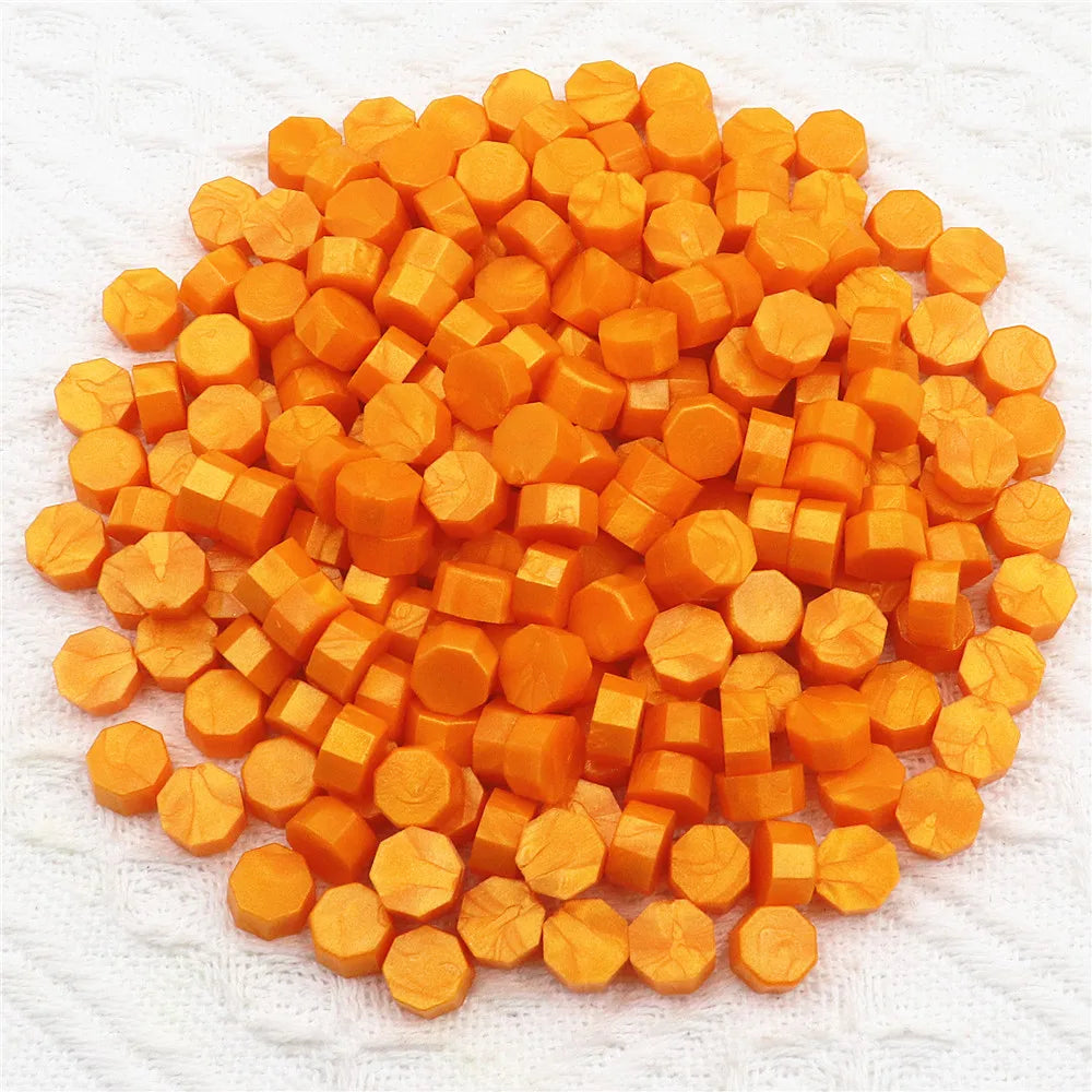 200pcs Octagon Sealing  Wax Beads for Wax Seal Stamp for Scrapbooking Cards Envelopes Wedding Invitations Gift Packaging