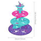 Gymnastics Disposable Tableware Cupcake Holder Plates Napkins TableCloth Banner For Birthday Party Dinnerware Party Supplies