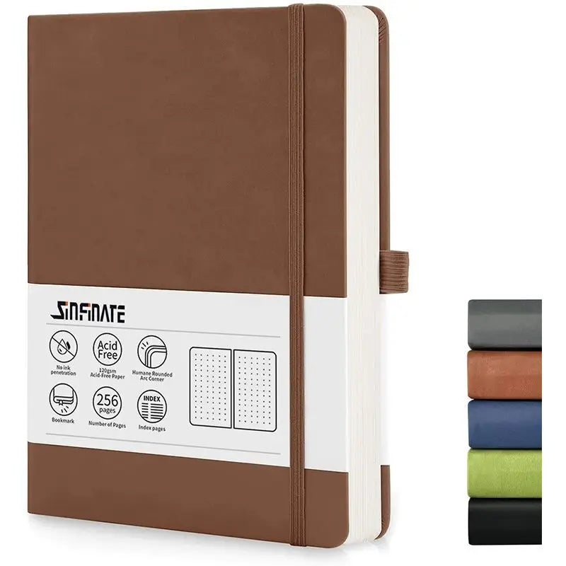 Cuaderno A5 Dotted Notebook Bullet Hardcover Diary 120gsm Journal Creative Trend Portable Solid Color 4 Color Dot Grid Notebooks