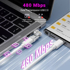 AUFU 3Pcs 9Pin Magnetic Type C Adapter 240W Fast Charging USB C To Type C Adapter OTG Connector For Samsung Xiaomi Lenovo Laptop
