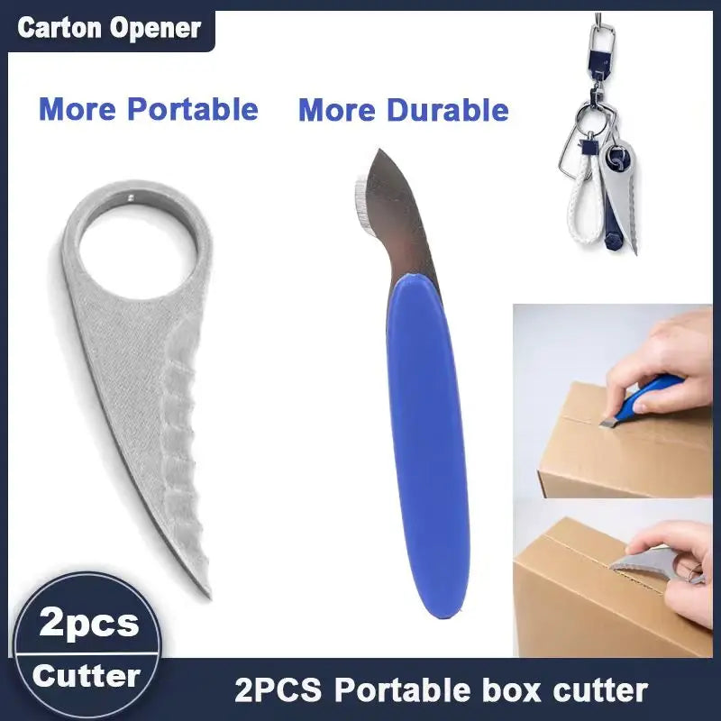 Courier Opening Knife Multifunctional Portable Courier Unboxing Knives 3D-Printed Box Cutter for Package Envelope