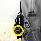 Portable Luminous Compass Carabiner Mini Survival Directional Tool for Outdoor Hiking Camping Mountaineering Survival Kids Gift