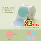 NiiMBOT B21 B1 Round Sticker Labels Sticker Self-adhesive Waterproof Thermal Label Paper For Niimbot Mini Portable Label Maker