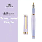 Jinhao 82 Fountain Pen Luxury Acrylic Ink Pen Spin  EF F M Nib Elegante Business Office School Supplies Writing Pen Stationery