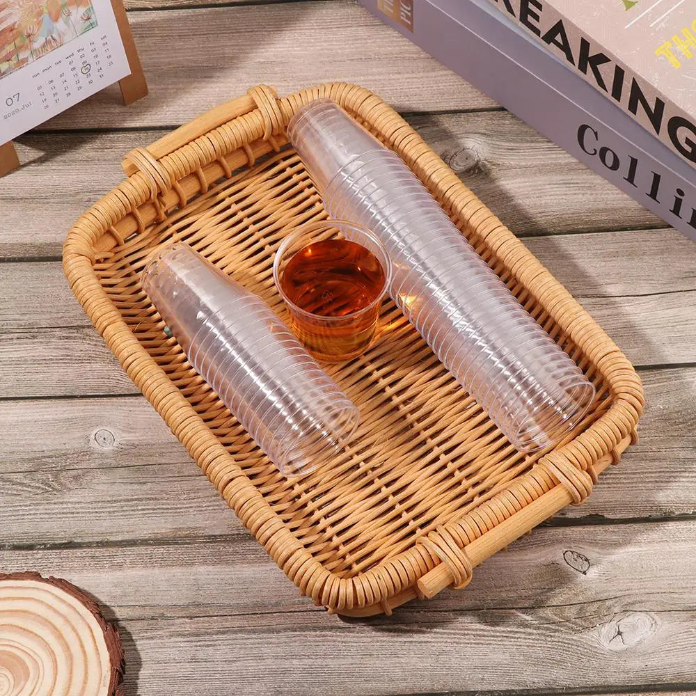 Reusable Transprent Plastic Disposable Dessert Cups Round Pudding Boxes Cupcake Muffin Cup Mould Kitchen Drinks Tools 50/90ml