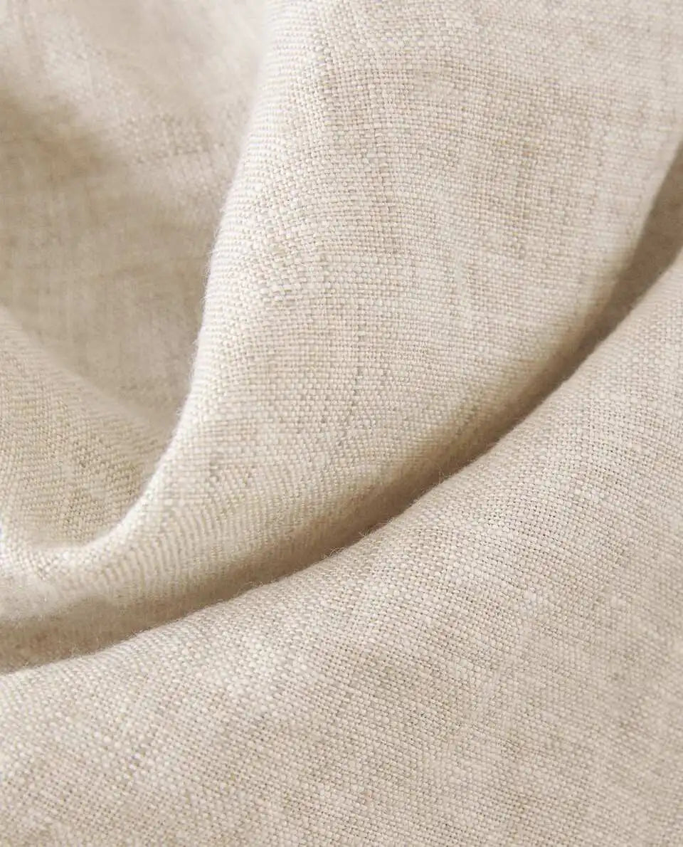 1 Pcs 100% Linen Napkins Wedding Dinner Solid Color Flounce Placemats Ruffle Edge Classical Custom Home Table Napkin