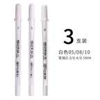 Sakura Gelly Roll Gel Pens 3/5PCS Classic Highlight Pen Gel Ink Pens Bright White Highlight Sketch Markers Color Highlighting