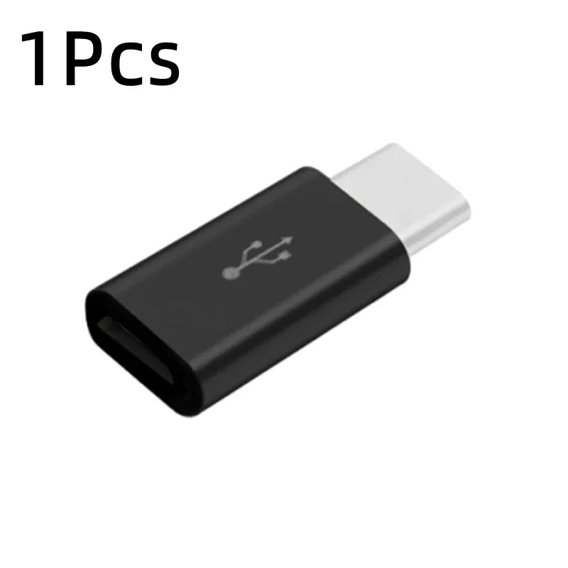 1/3Pcs Micro USB Female To Type C Male Adapter OTG Converter Micro-B To USB-C Connector Charging Cable Adapter Phone Accessories
