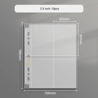 A5 Binder Photocards Magnetic D 3/7 Ring Kpop Photo Album Photocard Holder Collection Book Macaron Binder 1 2 4 Pocket Sleeves