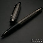 STONEGO Capless Ballpoint Pen, Simply Twist Roller Ball Pen Black Gel Ink Medium Point 1.0mm Smooth Writing Signature Pens