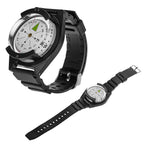 Wristwatch Compass, Wristwatch-Style Compass, Outdoor Mini Lightweight Wristwatch ABS Rubber Strap Tool Accessory Wristband