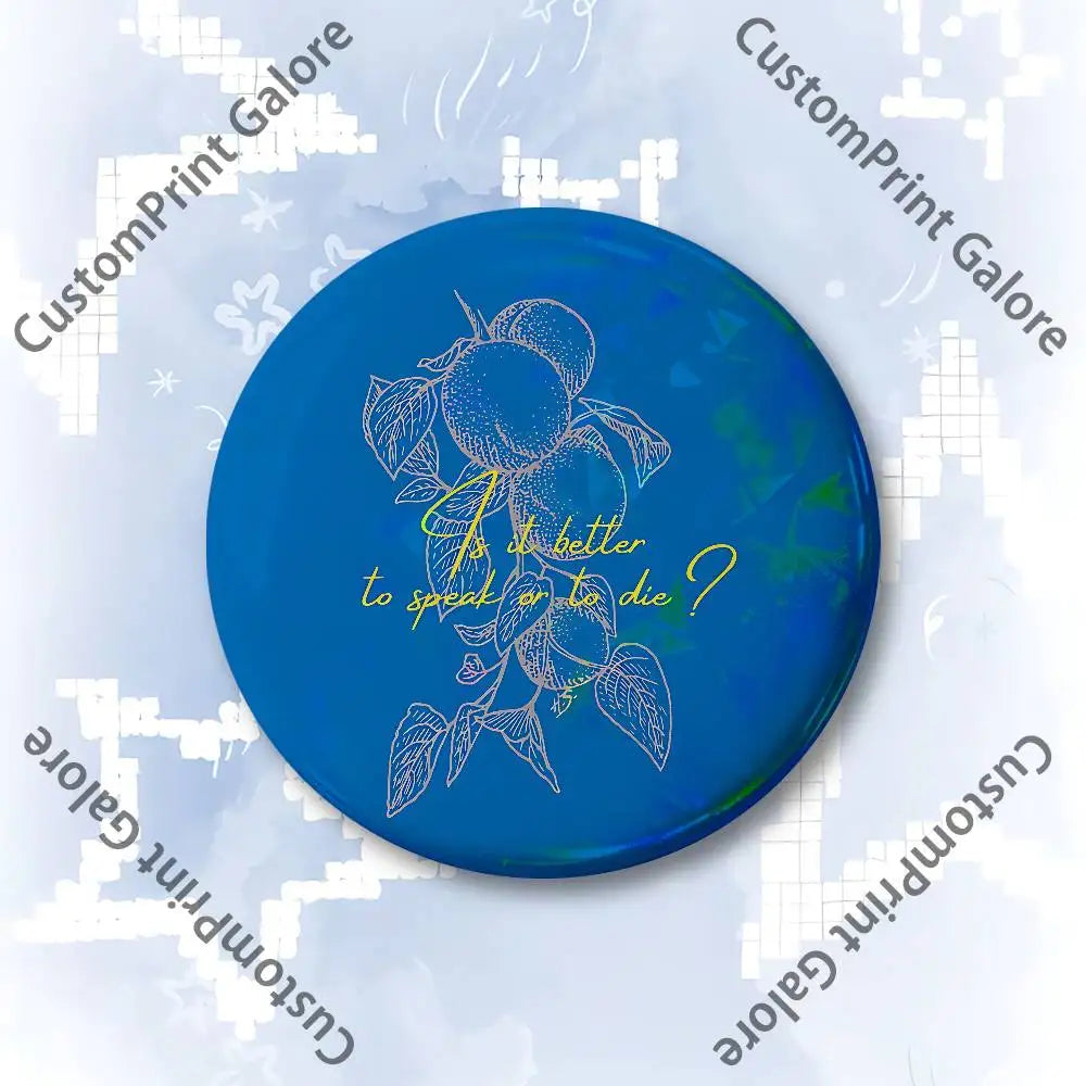 C-Call me by your name Customizable Badge Tinplate Brooch Laser Film Lapel Pin for Decoration Party Small Gifts