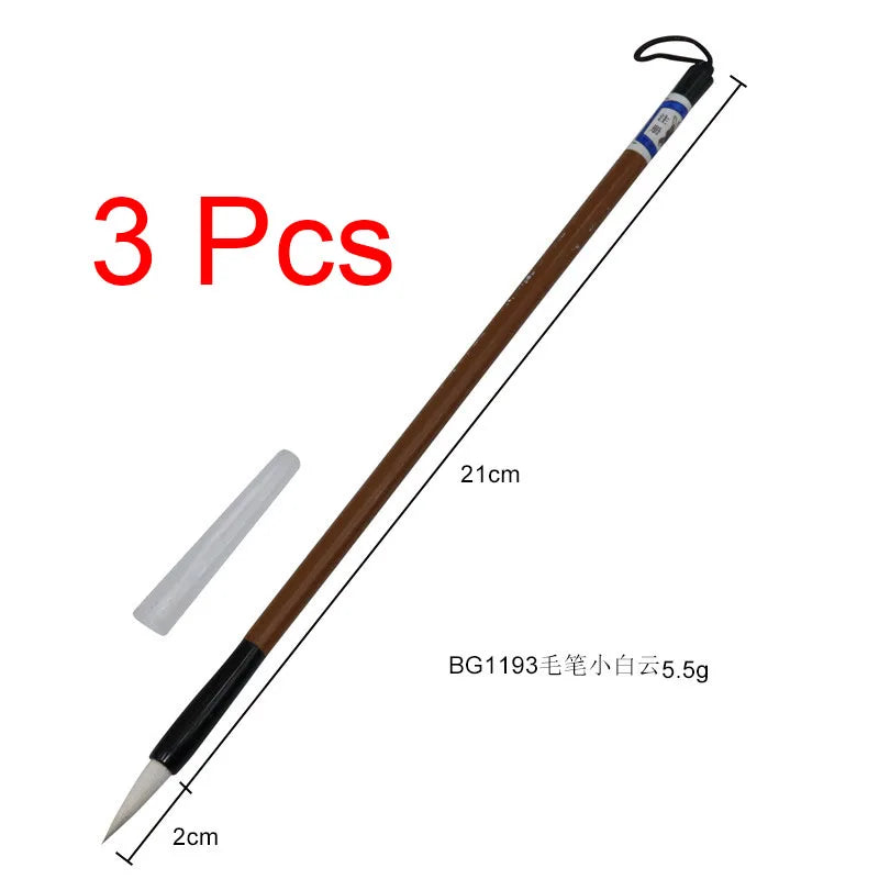 1 Pcs Wolf Hair Calligraphy Brush Chinese Writing Brush Paint Brush Artist Drawing Watercolor Painting Brushes School Supplies