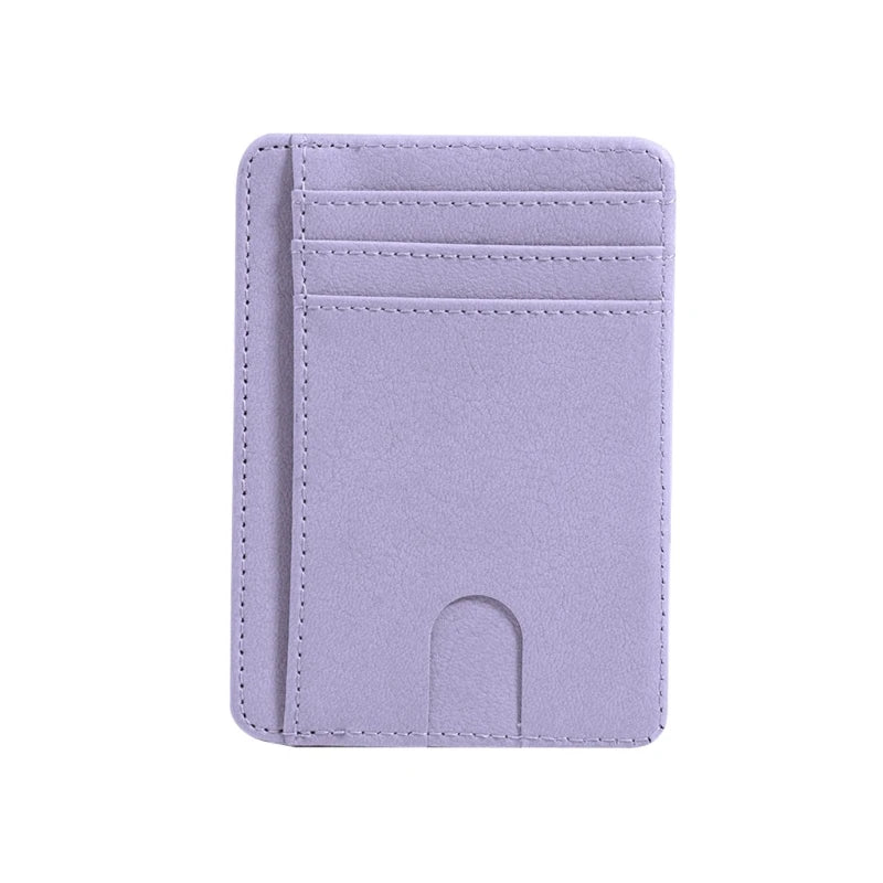 THINKTHENDO Slim RFID Blocking Leather Wallet Credit ID Card Holder Purse Money Case for Men Women 2020 Fashion Bag 11.5x8x0.5cm