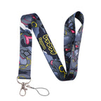 Japanese Anime Monsters Neck Strap Lanyard for Keys Keychain Badge Holder ID Credit Card Pass Mobile Phone Charm Accessories