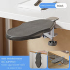 Foldable Ergonomic Computer Desk Arm Rest Pad Wrist Rest Support For Keyboard Armrest Extender Rotating Mouse Pad Holder Rack