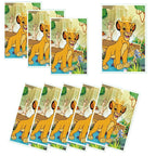 Lion King Birthday Party Decoration Lion Disposable Dinnerware Tablecloth Cup Plate 3D Balloon for Kids Baby Shower Supplies