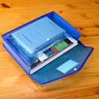 A4/A5File Folder Stationery Storage Folder Waterproof File Organizer Folders Pvc Bag Portfolio Paper Storage Office Organizers