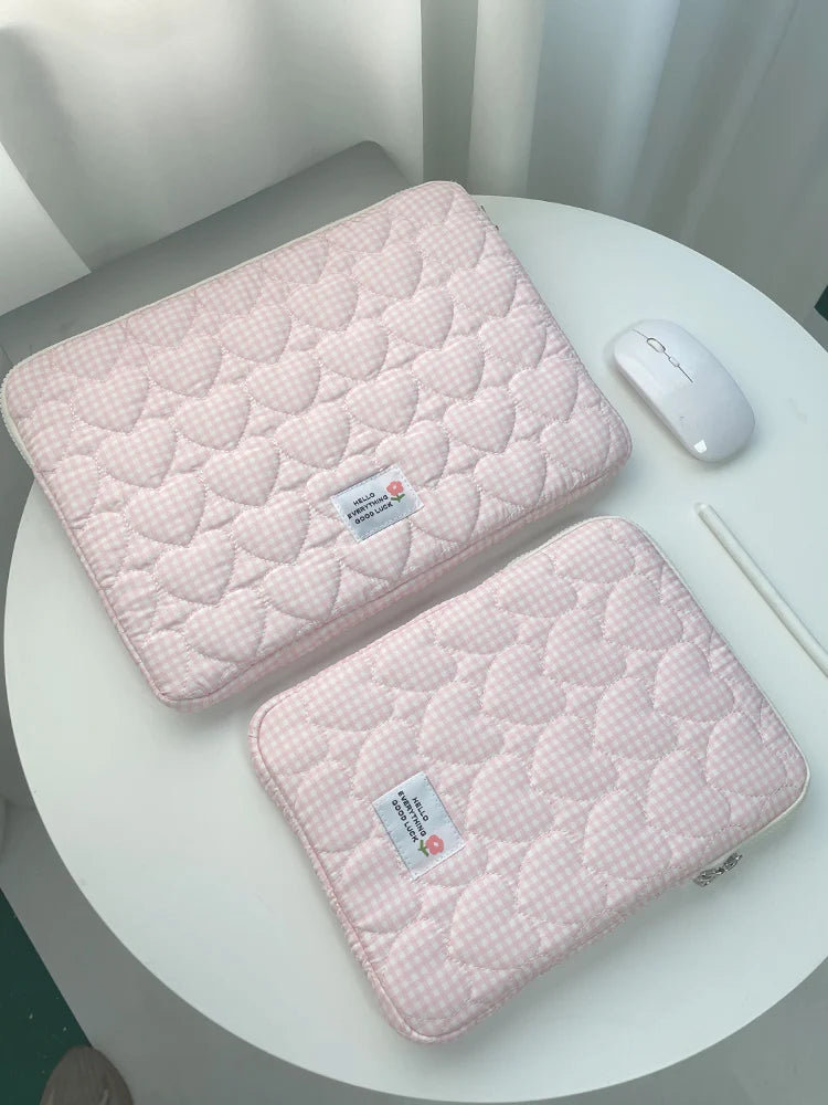Cute Laptop Sleeves 13.3 14 15 15.6 Inch For Macbook Tablet Sleeve Bag For IPad Pro9.7 10.2 11 Air3 4 10.5 10.9 XiaoMi Samsung