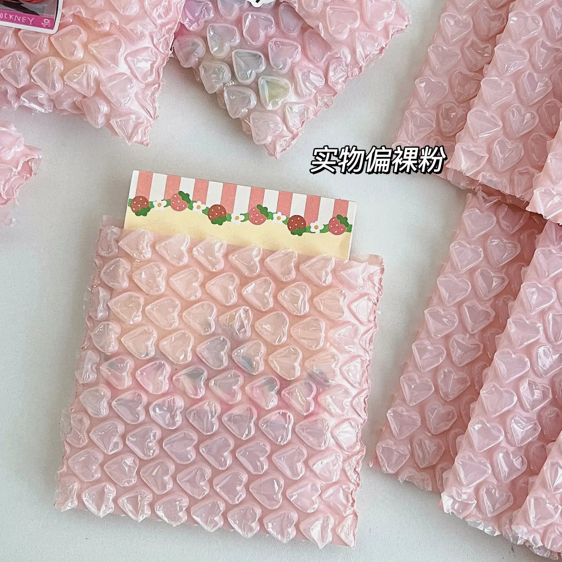 10Pcs Heart Shaped Bubble Mailers Padded Envelopes Packaging Bags For Business Bubble Mailers Shipping Packaging Bag