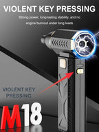 2026 New 1000000RPM Turbo Jet Blower 2in1 Super Powerful Air Blower Vacuum Dust Cleaner USB Rechargeable 65m/s Violent Blower