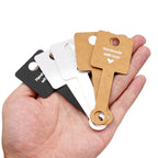 50Pcs/lot Blank Paper Price Tags Stickers DIY Jewelry Bracelet Ring Labels Display Card Packaging Sticker Self-Sticker Hangtag