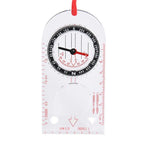 High Quality Acrylic Map Ruler Compass Multi-function Portable Baseplate Compass Transparent Camping Maps Hiking