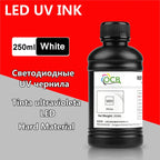250ML Bottle LED UV Ink For Epson L800 L805 L1800 R290 R330 1390 1400 1410 UV Printer Ink UV Varnish Gloss Ink Hard INK Soft