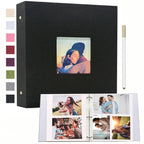1 Linen Album  3-Ring Scrapbook Album Holds 8x10 5x7 4x6 Photos DIY Album Perfect Gift for Family Weddings and Adventures