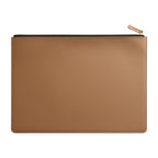A4 Leather Zipper Bag in Multiple Colors Business Briefcase PU Document Bag for Professional Use