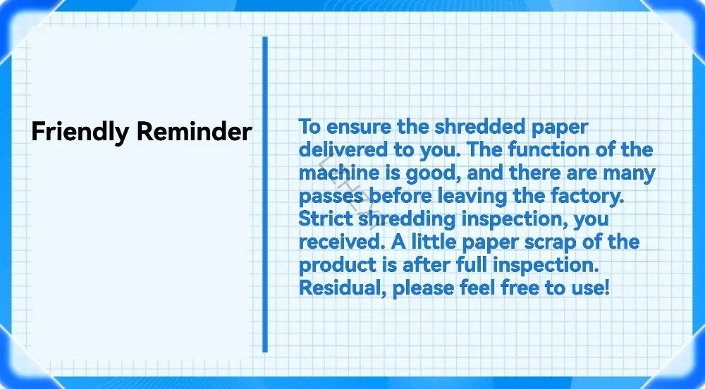 High-capacity Office Shredder with Five-level Security and Shredding Function It Can Shred Large Volumes of Documents and CDs