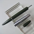 NEW Wingsung 601 Press Piston Fountain Pen Iridium EF/F Nib Steel Cap Vacumatic Resin Ink Pen School Stationery Office Supplies