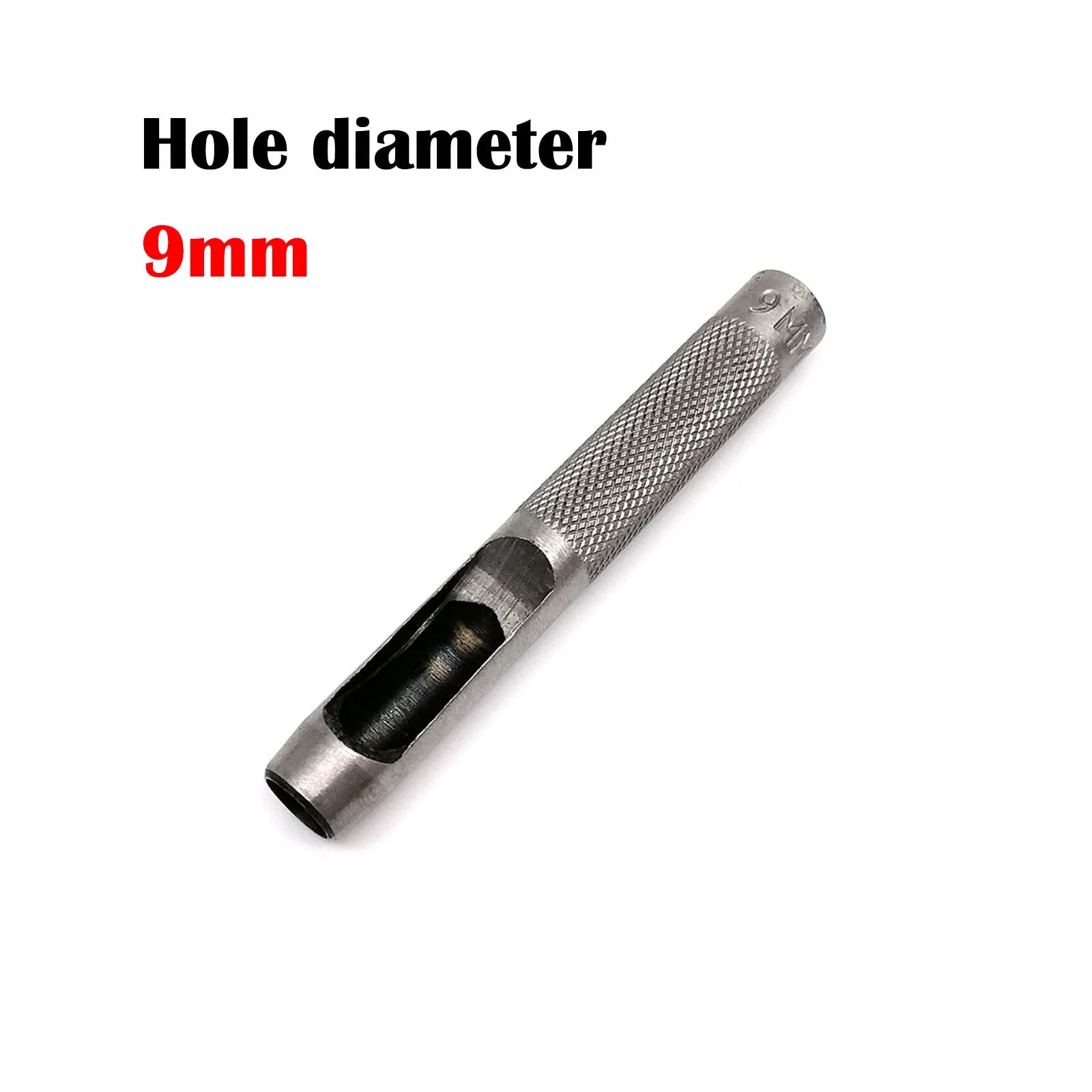 High Quality Steel 1mm 2mm 3mm 4mm 5mm 6mm 8mm to 20mm Round Hole Punch Tool Hollow Cutter for Leather Craft Belt Bag Clothing