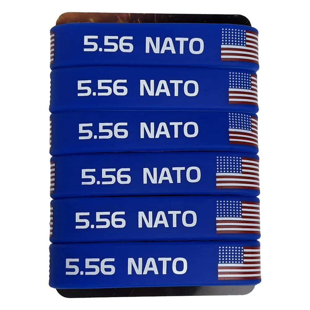 6 Pack Magazine Marking Band for 5.56 Nato Magazine Marking Rubber Band Anti-slip Convenient Identification for Gun Safety