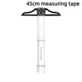 T Square Ruler Portable Removable Plastic Drafting Tool 45-80cm for Professional Drafting Engineering Design School Class Use