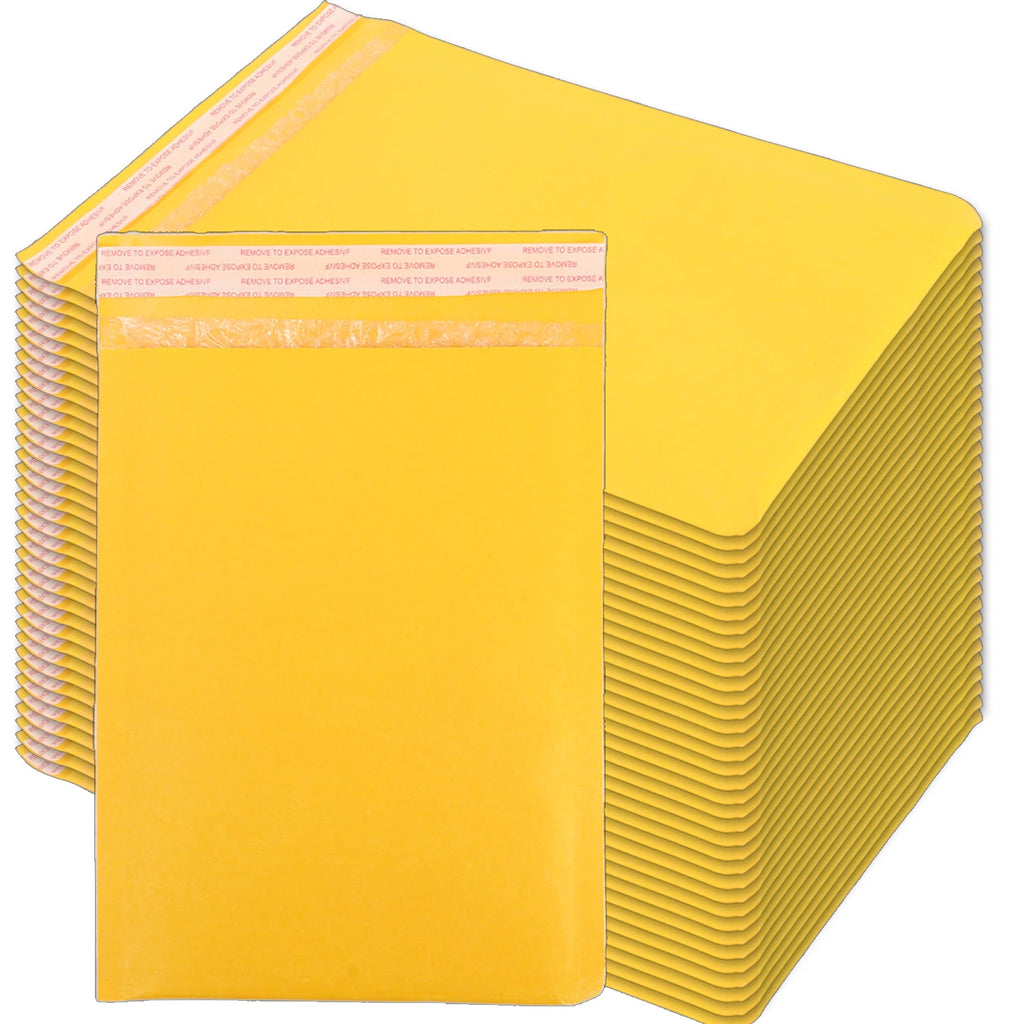 Kraft Paper Bubble Envelopes Bags Self Seal Adhesive Padded Bubble Mailers Shockproof Anti Drop Shipping Envelopes Mailing Bags