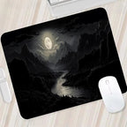 Night Moonlight Large Cool Mouse Pad Laptop Non-Slip Esports Office Desk Mat Game Player Mousepad Mini PC Desktop Accessories