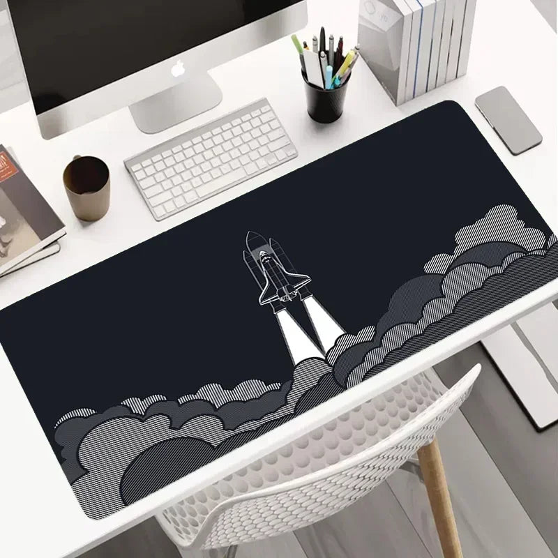 Hot Sell Large Gaming Mouse Pad Multi-size Gamer Mat Abstract XL Computer Cushion Keyboard Desk Non-Slip Rubber Locking Edge Rug