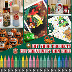 12-366 Colors Acrylic Marker Set Waterproof Acrylic Brush Marker Professional Acrylic Painting Marker DIY Art Supplies