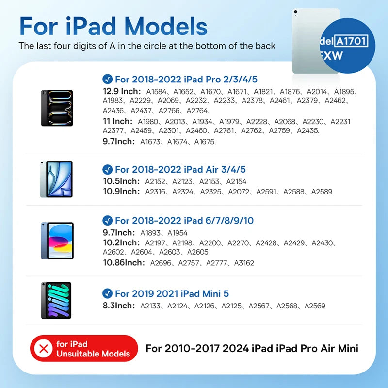 Baseus Stylus Lite with LED for Apple Pencil iPad Palm Rejection Magnetic Design Touch Pen for Tablet for iPad Pro 2018-2023