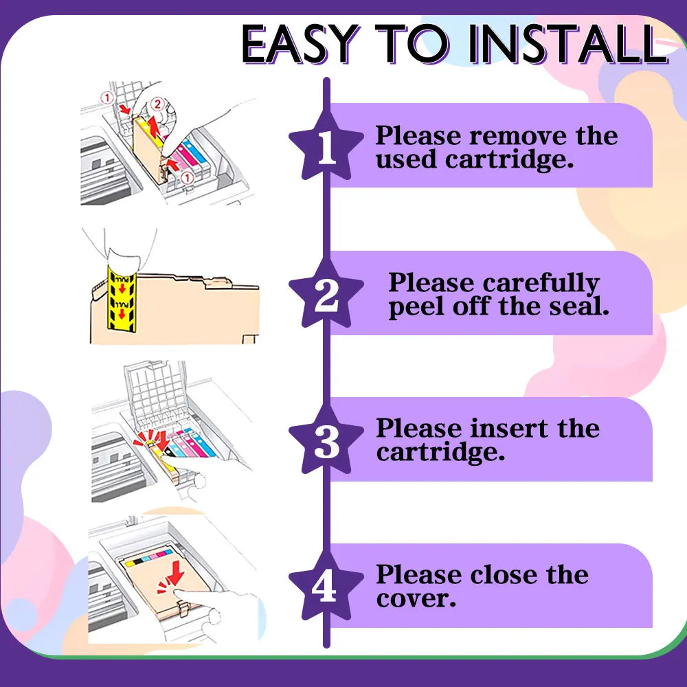 T0711 T0714 XL Ink Cartridge Compatible For Epson Stylus SX110 SX215 SX218 SX400 SX405 SX410 SX415 SX510W SX515W DX7400 Printer